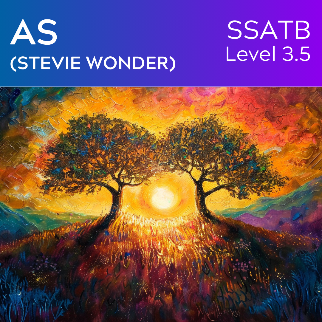 As (Stevie Wonder) (SSATB - L3.5)