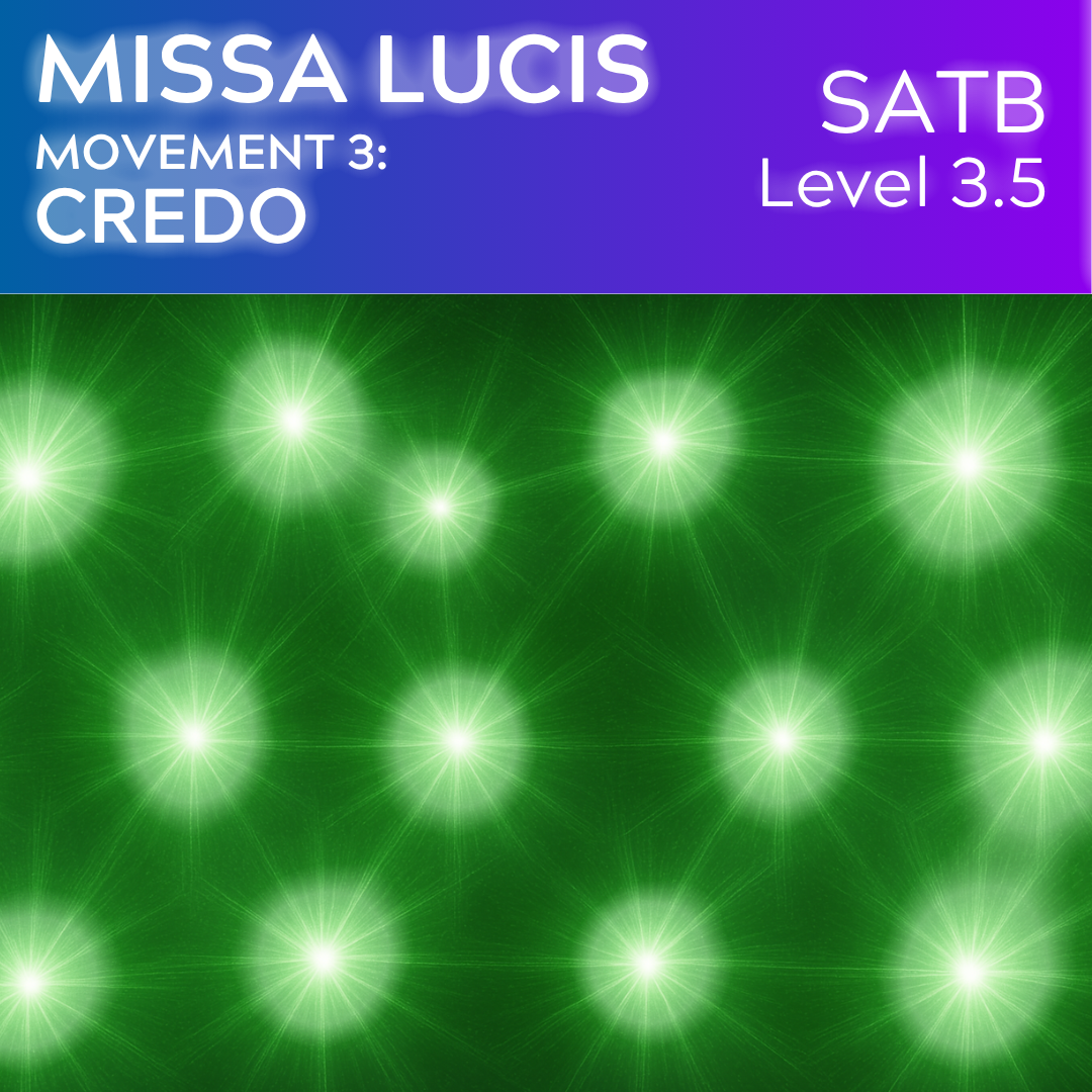 Missa Lucis 3 - Credo (SATB - L3.5)