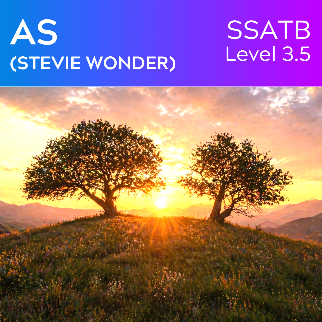 As (Stevie Wonder) (SSATB - L3.5)