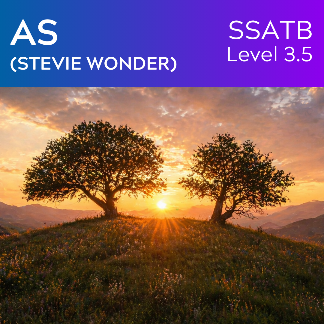 As (Stevie Wonder) (SSATB - L3.5)