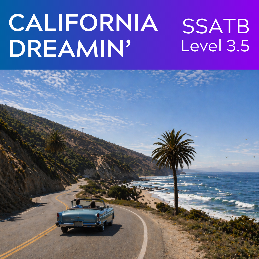 California Dreamin' (SSATB - L3.5)