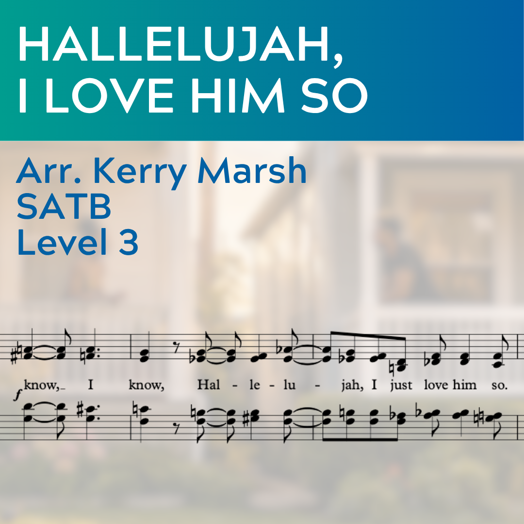 Hallelujah I Love Him So (SATB w/horns - L3)