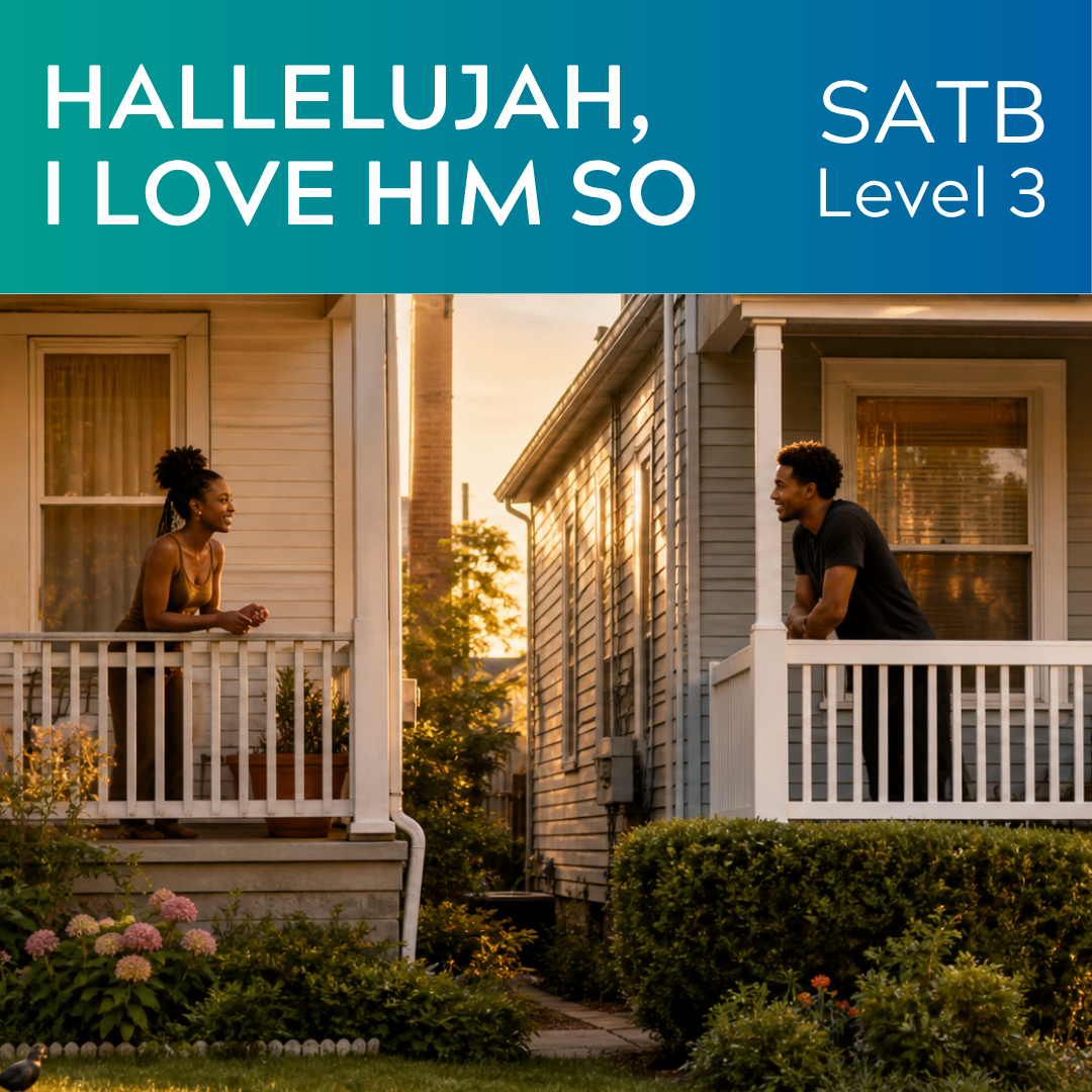 Hallelujah I Love Him So (SATB w/horns - L3)