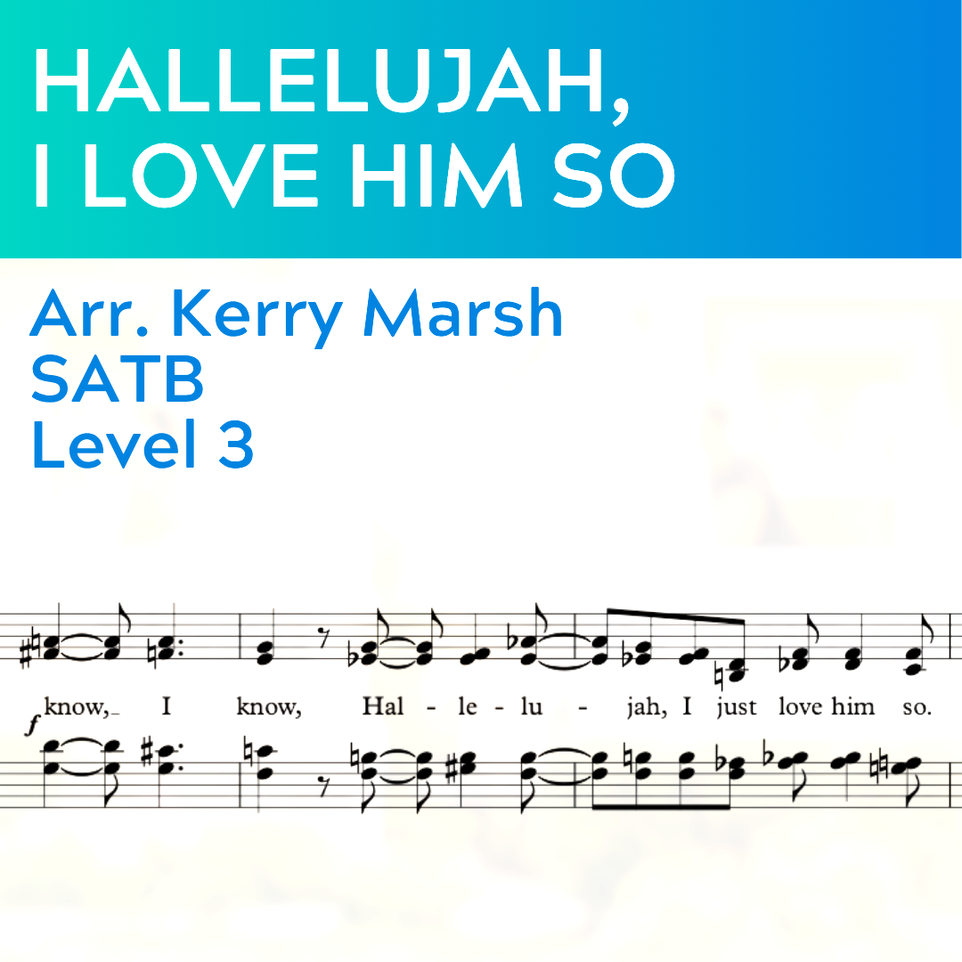 Hallelujah I Love Him So (SATB w/horns - L3)
