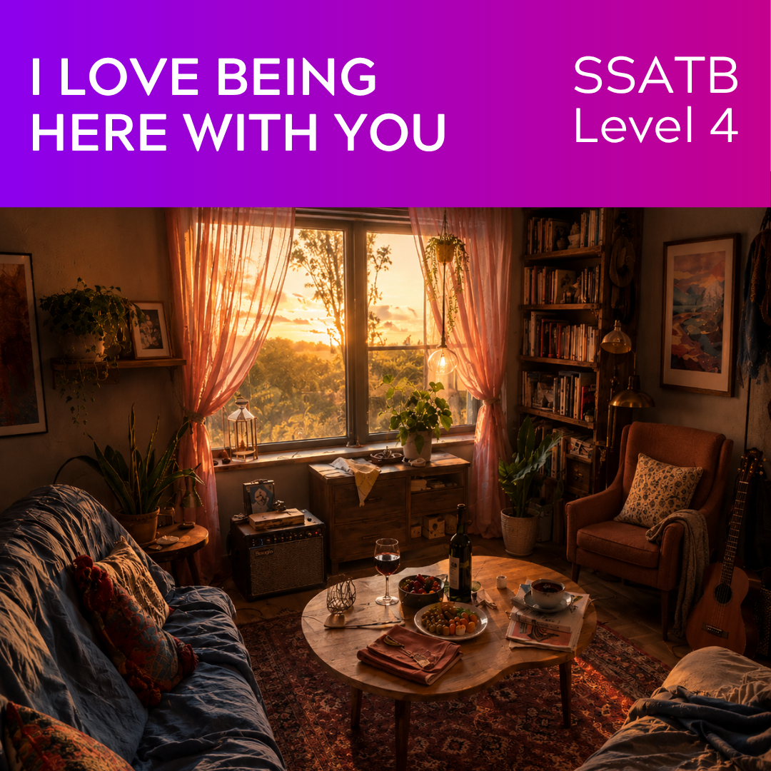 I Love Being Here With You (SSATB - L4)