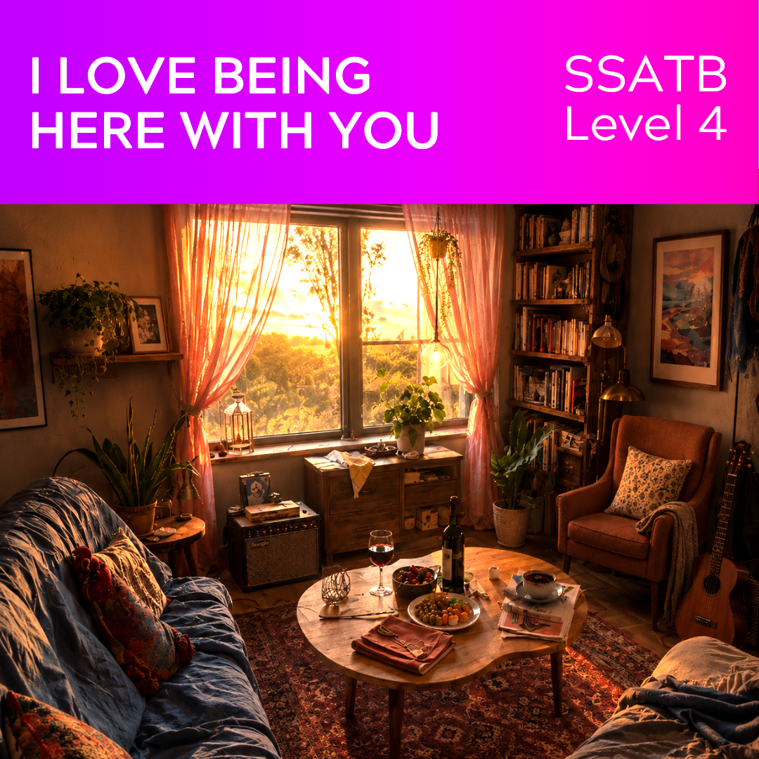 Ich liebe es, hier bei dir zu sein (SSATB - L4)