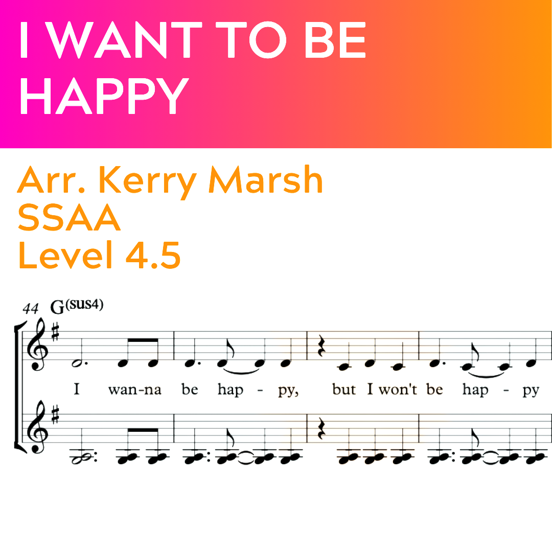 I Want To Be Happy (SSAA - L4.5)
