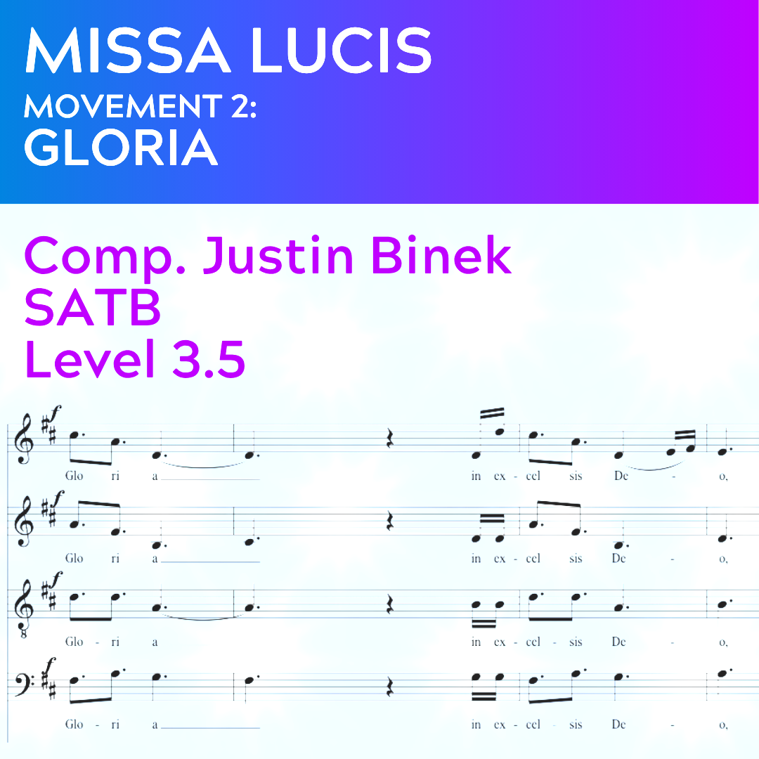 Missa Lucis 2 - Gloria (SATB - L3.5)