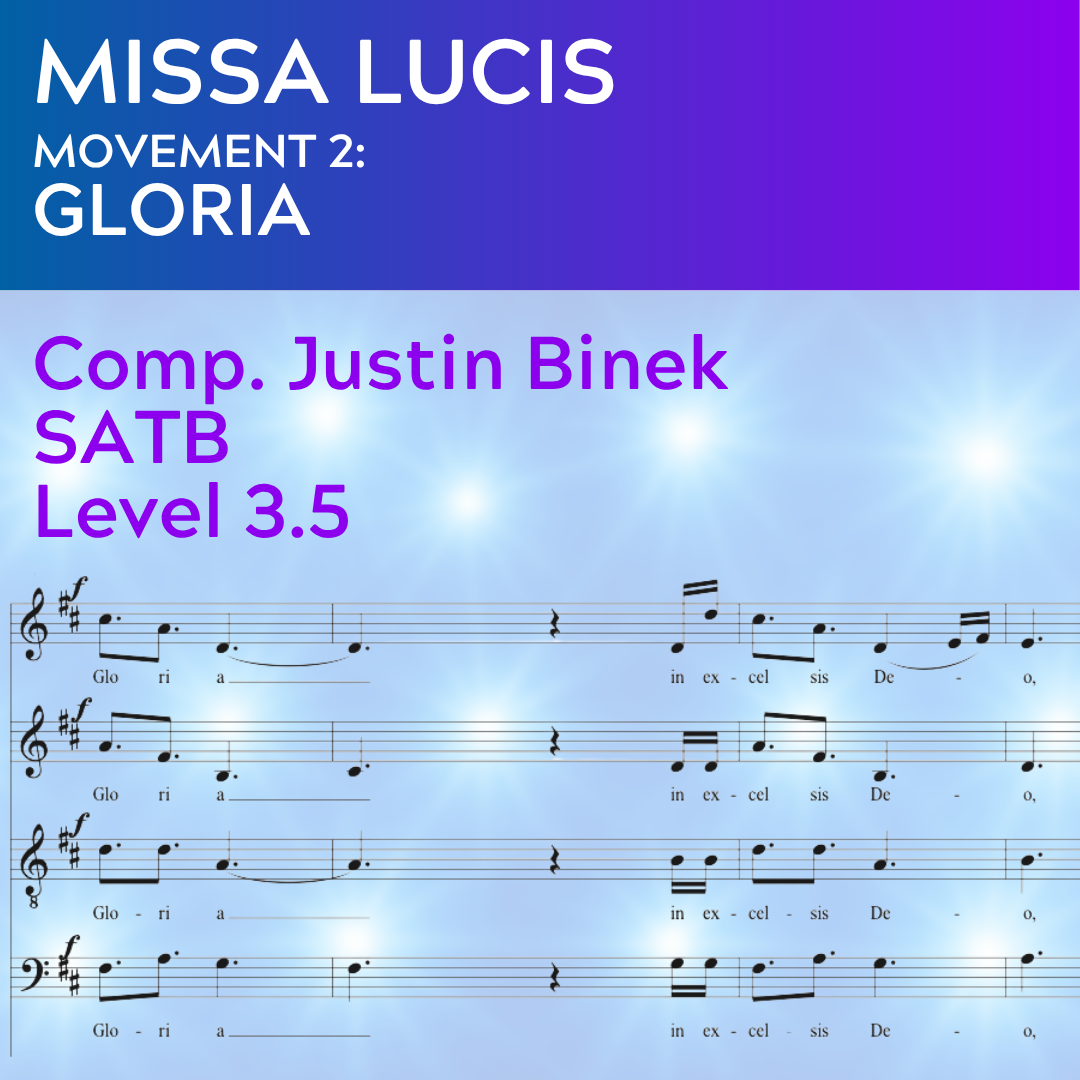 Missa Lucis 2 - Gloria (SATB - L3.5)
