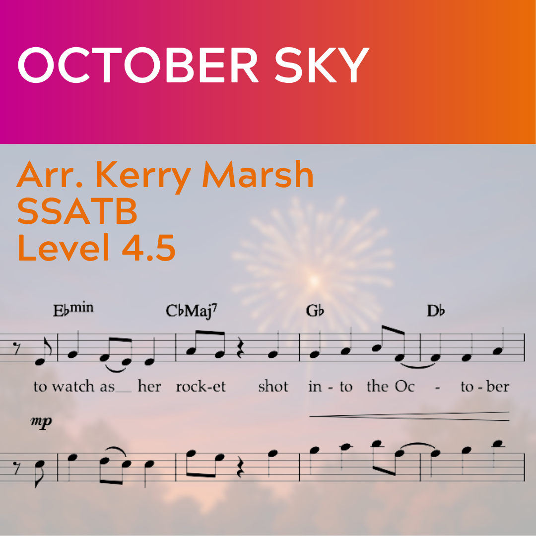 October Sky (SSATB - L4.5)