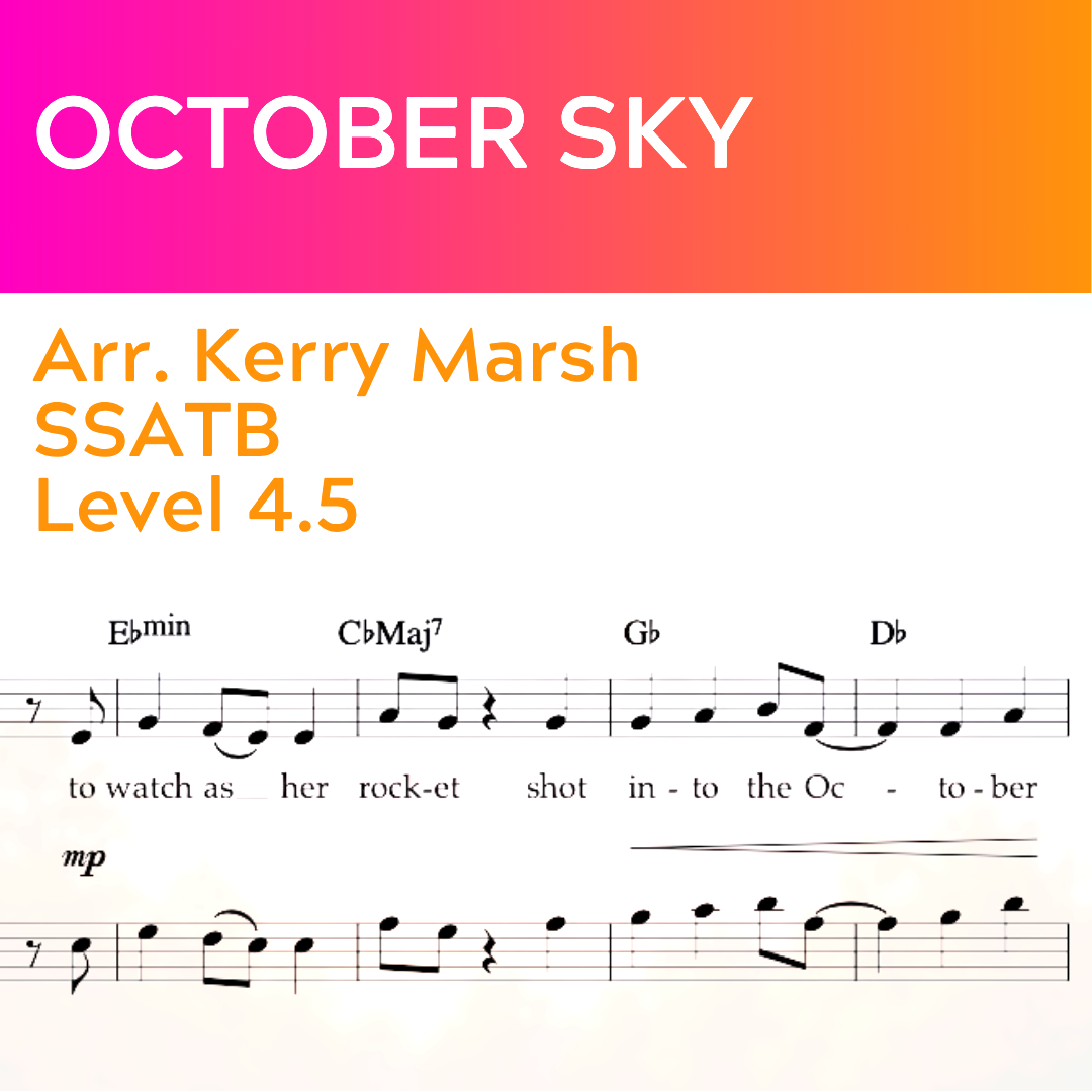 October Sky (SSATB - L4.5)