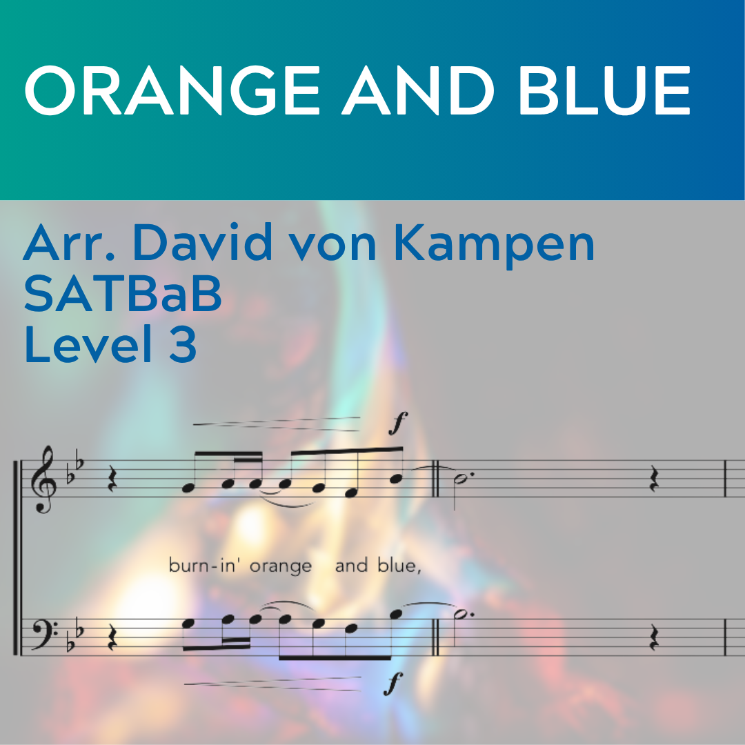 Orange and Blue (SATBaB - L3)