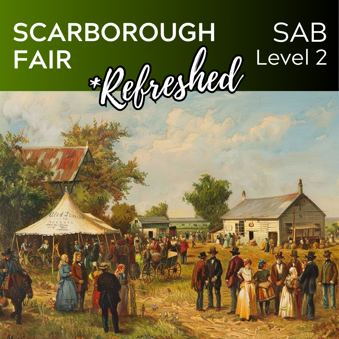 Scarborough Fair (SAB w/ opt. piano - L2) STARTER SERIES
