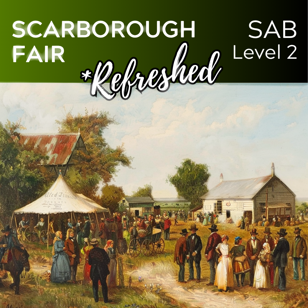 Scarborough Fair (SAB w/ opt. piano - L2) STARTER SERIES