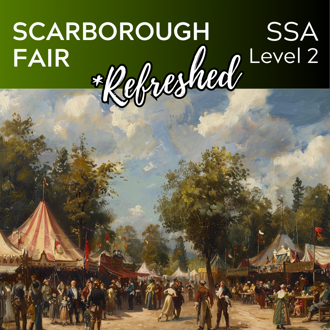 Scarborough Fair (SSA w/ opt. piano - L2) STARTER SERIES