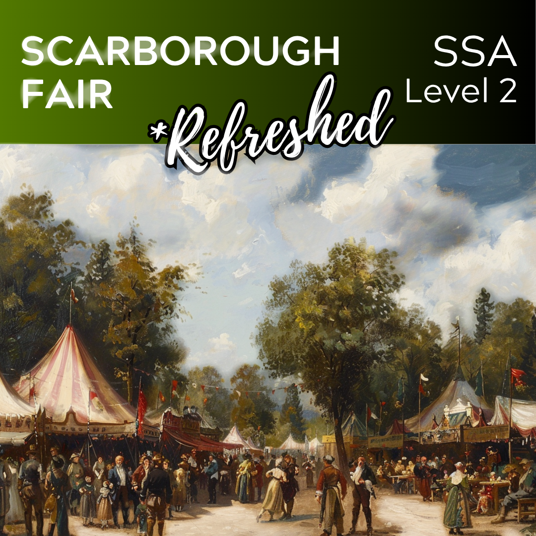 Scarborough Fair (SSA w/ opt. piano - L2) STARTER SERIES