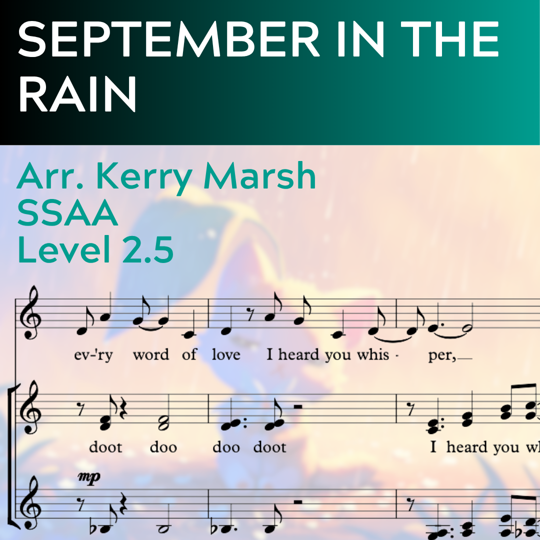 September in the Rain (SSAA - L2.5)