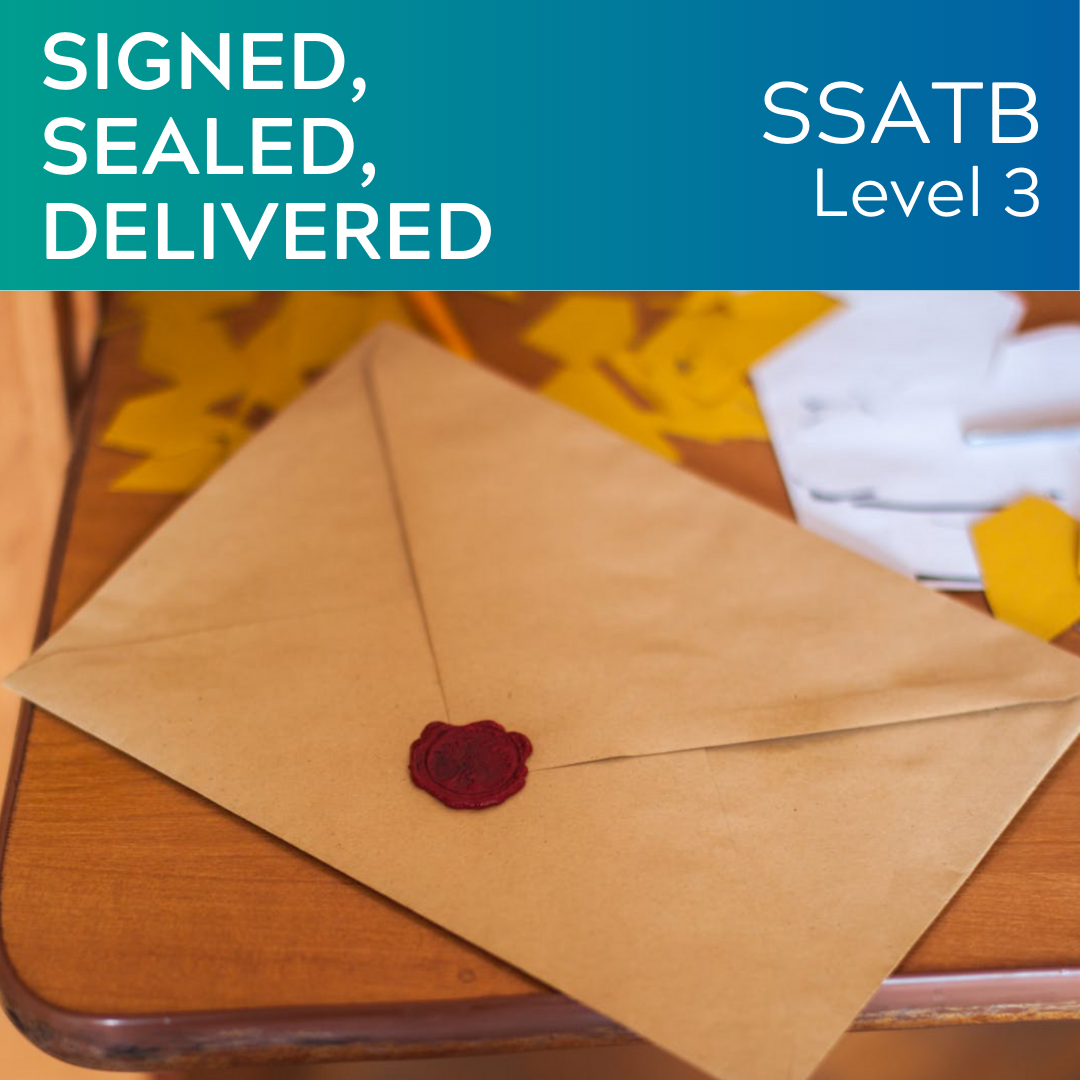 Signed, Sealed, Delivered, I'm Yours (SSATB - L3)