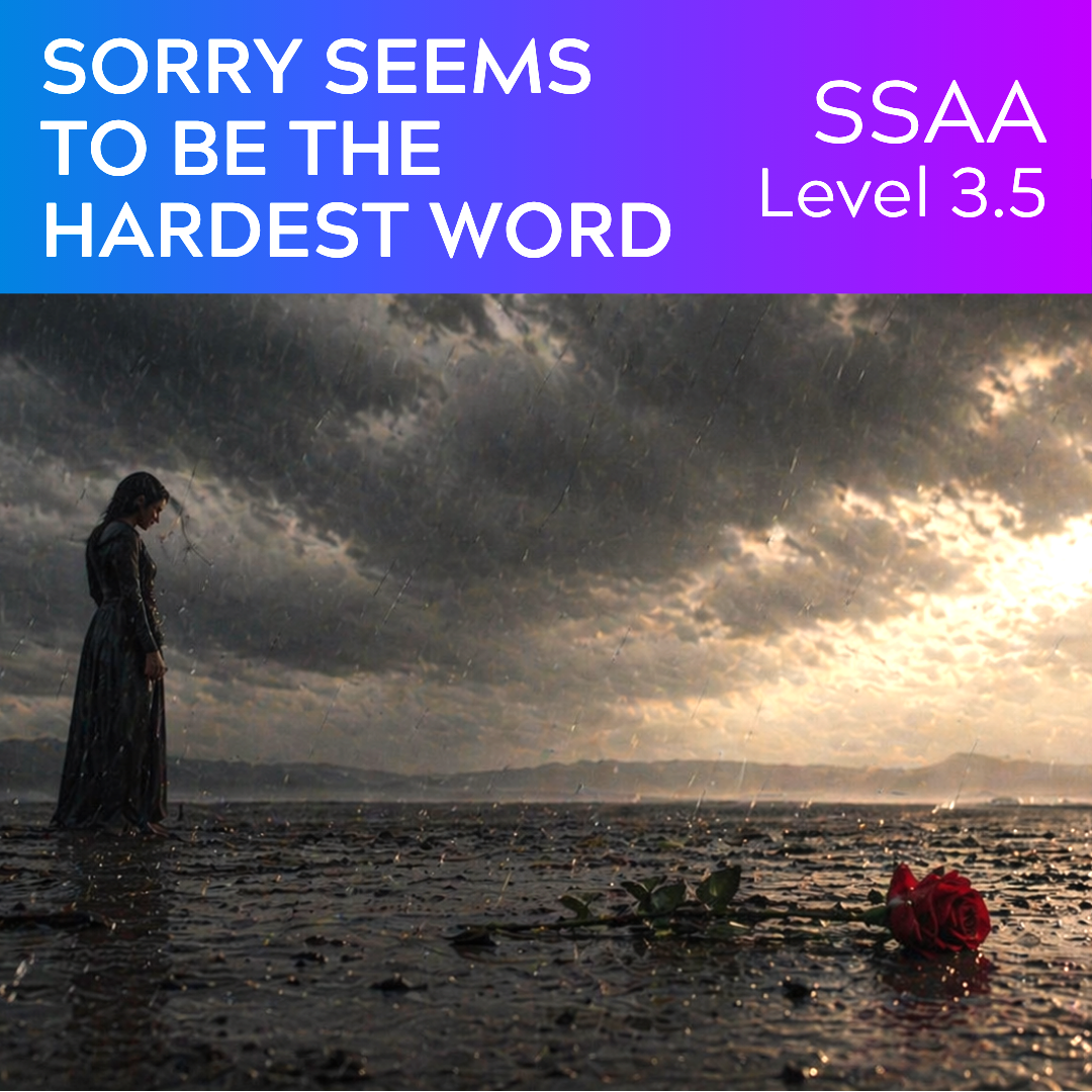 Entschuldigung scheint das schwierigste Wort zu sein (SSAA - L3.5)