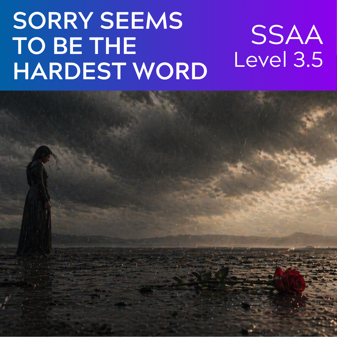 Entschuldigung scheint das schwierigste Wort zu sein (SSAA - L3.5)