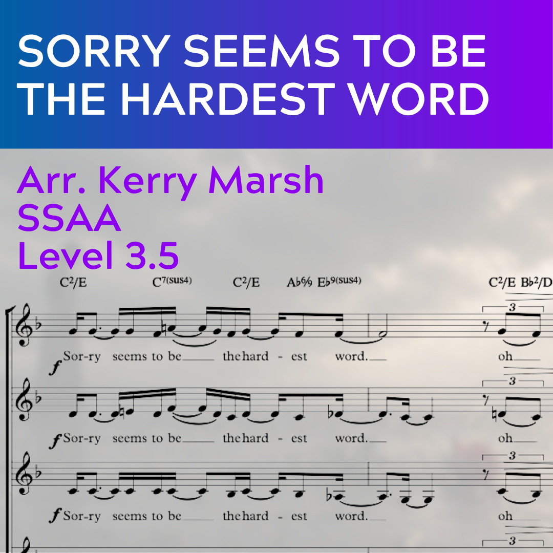 Sorry Seems to Be the Hardest Word (SSAA - L3.5)