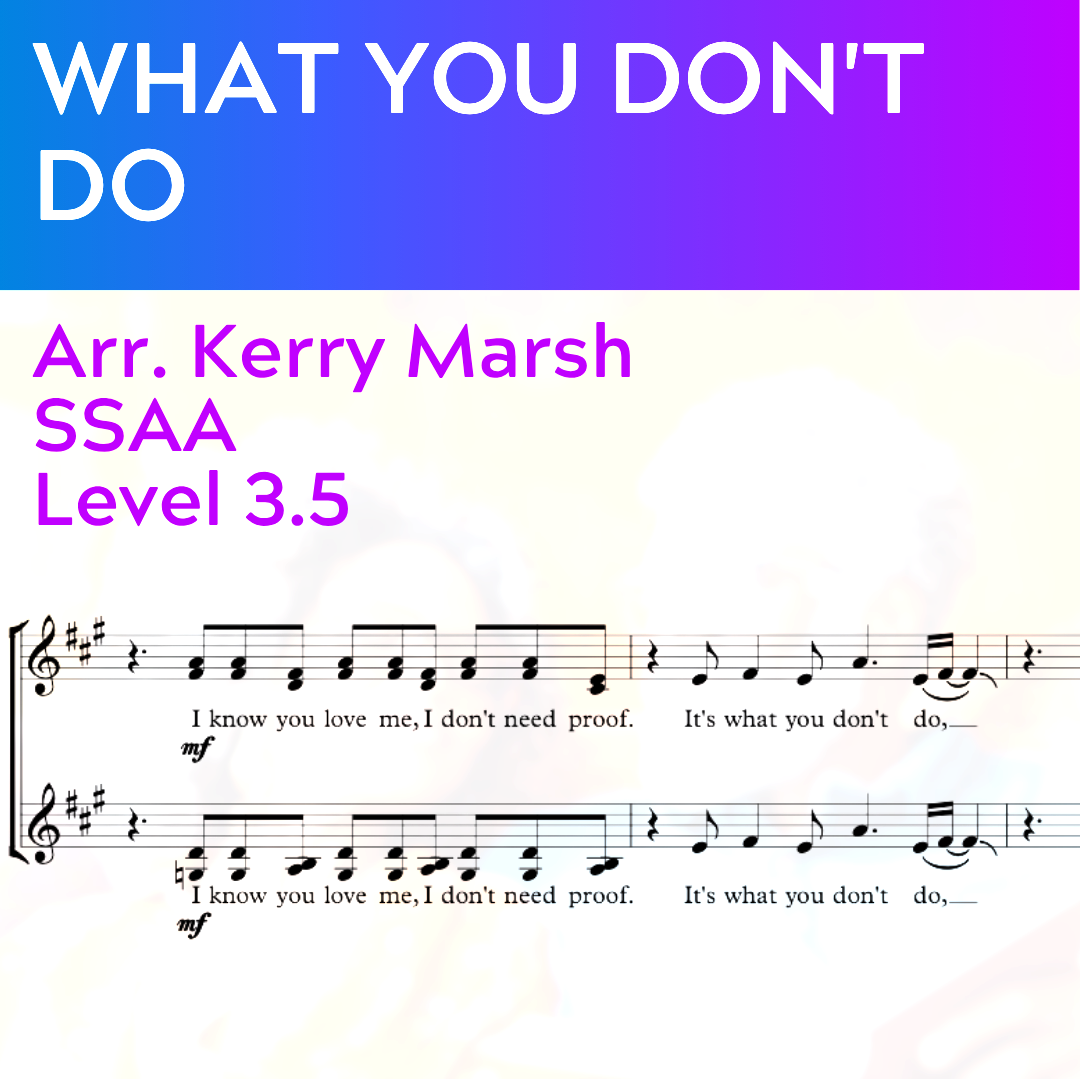 What You Don't Do (SSAA - L3.5)