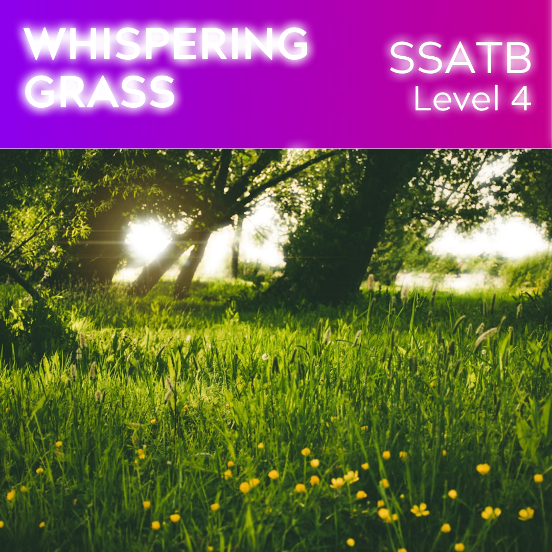 Whispering Grass - (SSATB L4)
