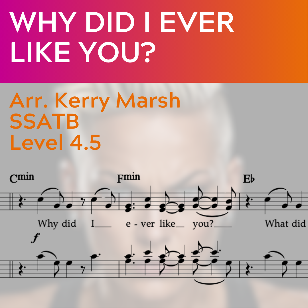 Why Did I Ever Like You? (SSATB - L4.5)